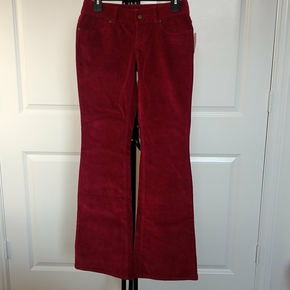 Orvis Casual Corduroy Boot Cut Pants Woman Size 4